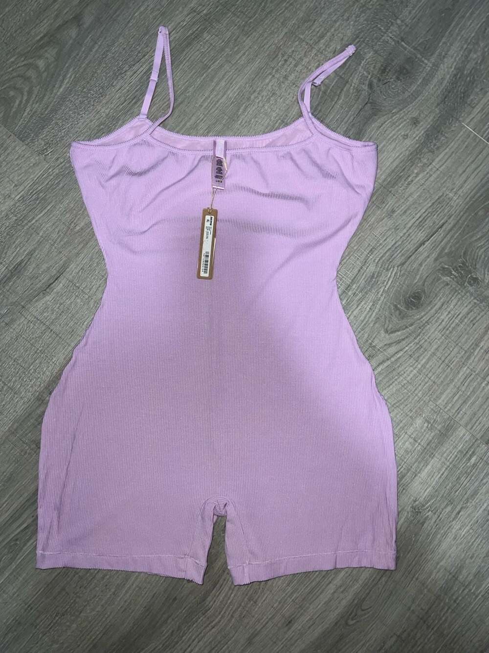 NWT SKIMS Soft Lounge Scoop Onesie Sugar Plum Size L